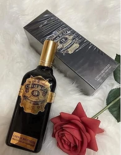 عطر شيفاز الأسود والذهبي والأحمر