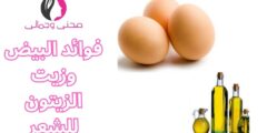 فوائد البيض وزيت الزيتون للشعر