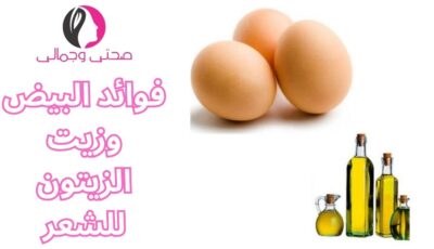 فوائد البيض وزيت الزيتون للشعر
