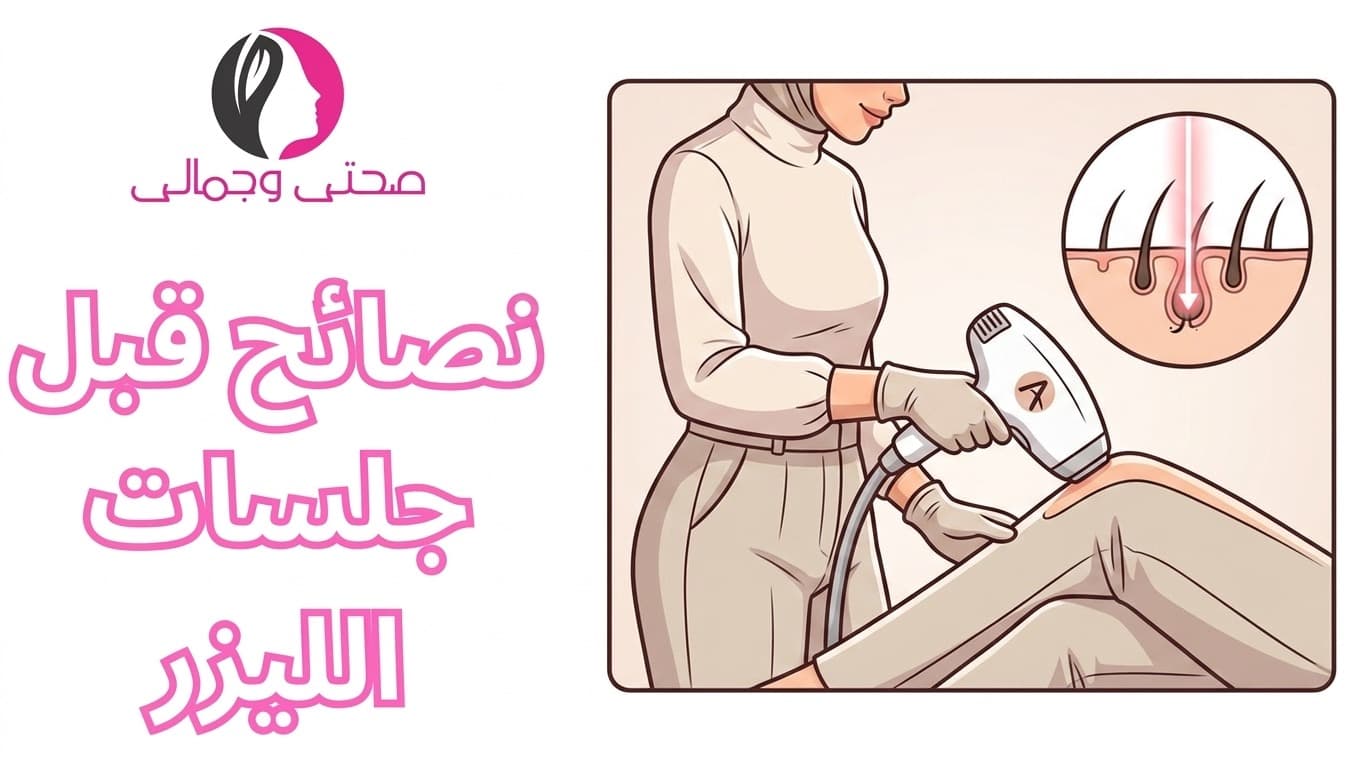 نصائح قبل جلسات الليزر