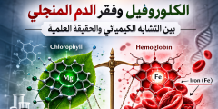 الكلوروفيل وفقر الدم المنجلي: بين التشابه الكيميائي والواقع العلمي