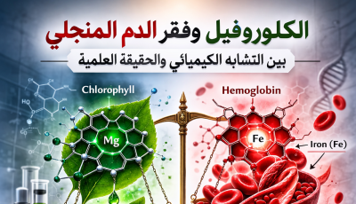 الكلوروفيل وفقر الدم المنجلي: بين التشابه الكيميائي والواقع العلمي